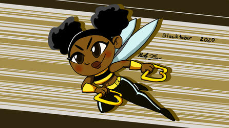 Bumblebee for Blacktober 2020